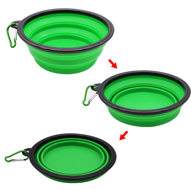 Collapsible Travel Pet Bowl/ Portable Feeding Dish