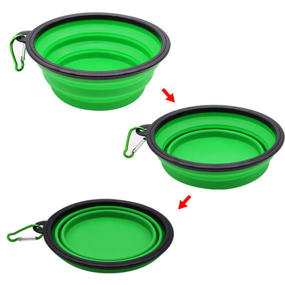 Collapsible Travel Pet Bowl/ Portable Feeding Dish