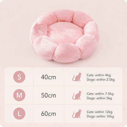 Plush Calming Donut Cat Bed – Ultra Soft Round Pet Nest for Cats & Small Dogs