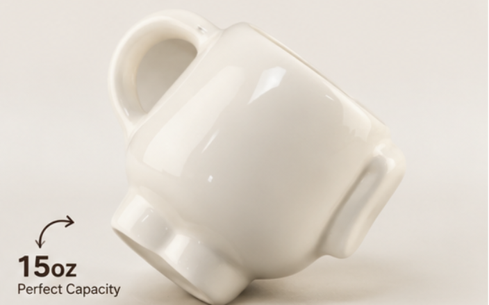 Cute Animal Ceramic Mug Set – 3D Embossed Coffee Cups (Set of 2)
